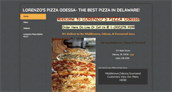 Desktop Screenshot of lorenzospizzaonline.com